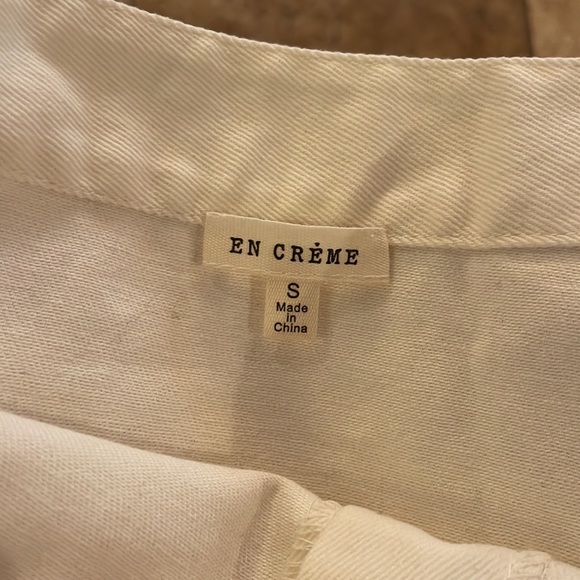 White jean skirt. Size small. - Picture 3 of 3